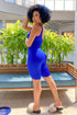 Before You Go Tank Biker Romper - Blue - KNOWSTYLE - EDGE - EDGEONLINESTORE